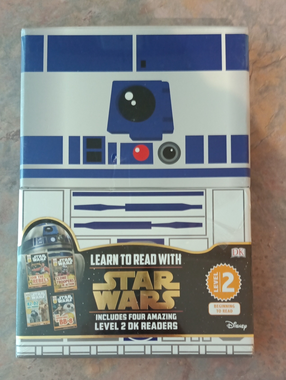 Star Wars R2-D2 Learn to Read Level 2 Kids Reader Set - Blue